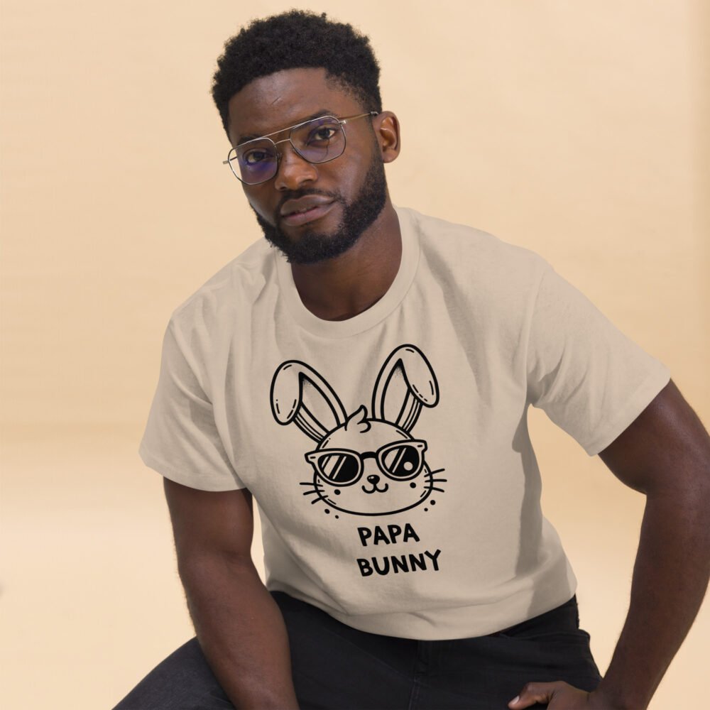 Classic tee - Papa Bunny - Image 6