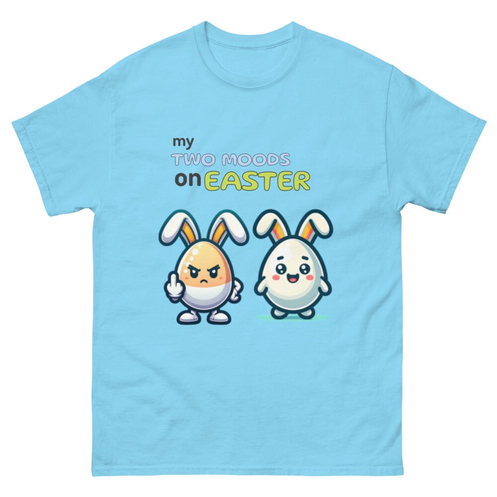 Unisex classic tee - My Two Moods On Easter - Image 40