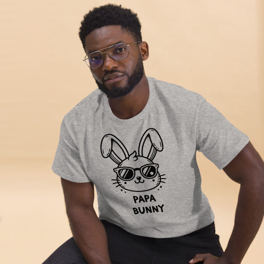 Classic tee - Papa Bunny - Image 5