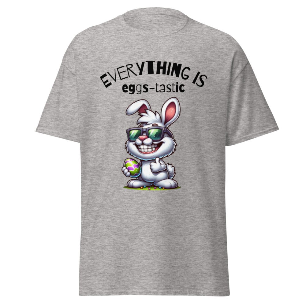 Unisex classic tee - Everything Is Eggs-Tastic - Image 40