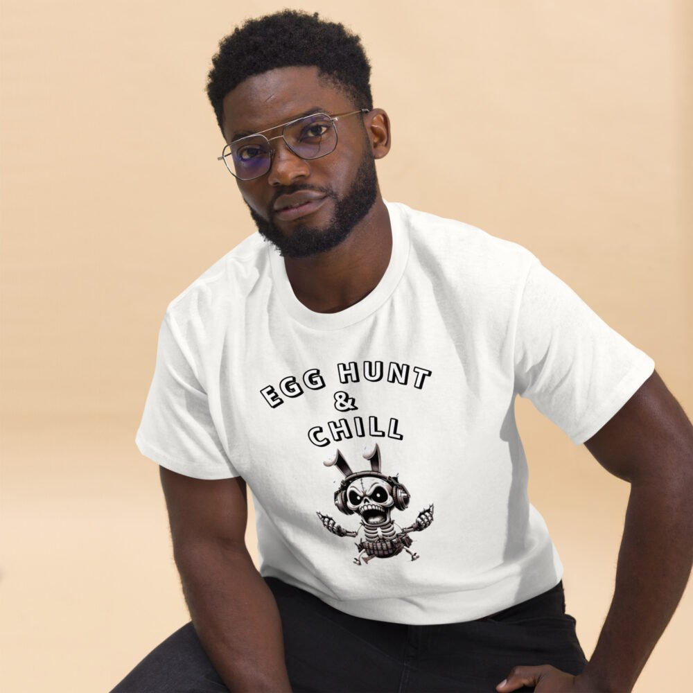 Unisex classic tee - Egg Hunt And Chill - Image 32