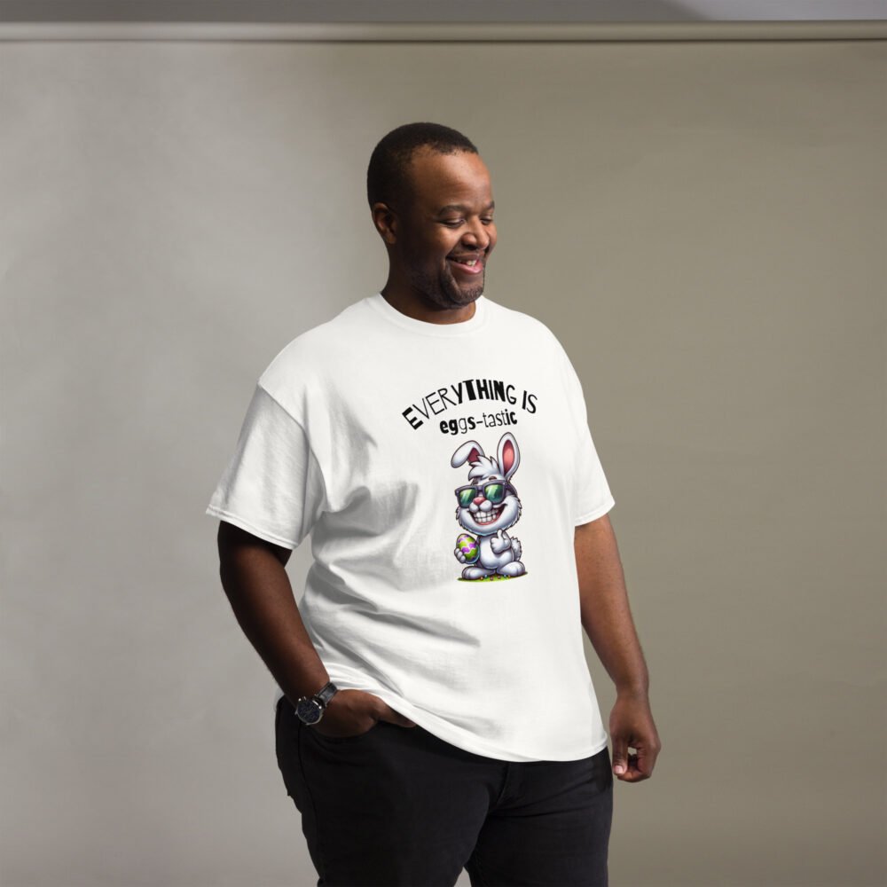 Unisex classic tee - Everything Is Eggs-Tastic - Image 33