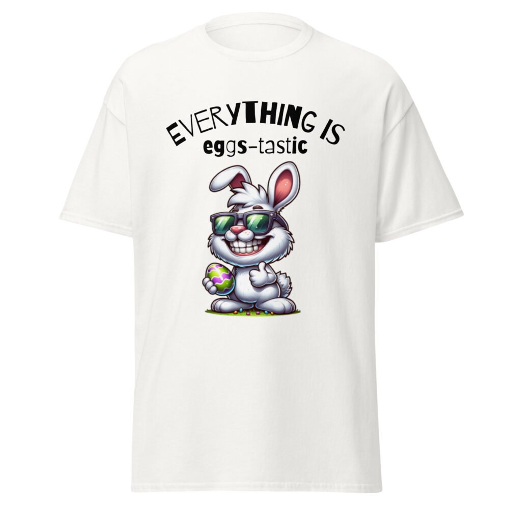 Unisex classic tee - Everything Is Eggs-Tastic - Image 48