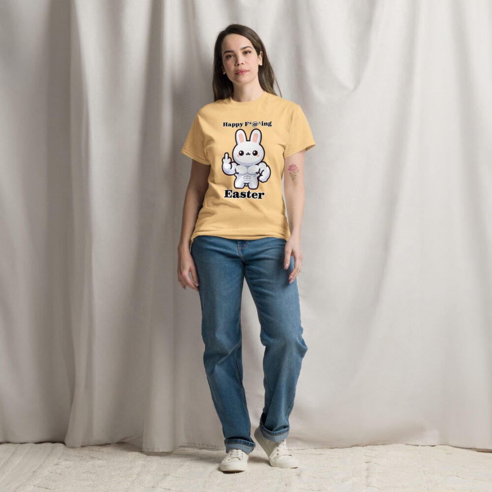 Unisex classic tee - Happy F Easter - Image 25