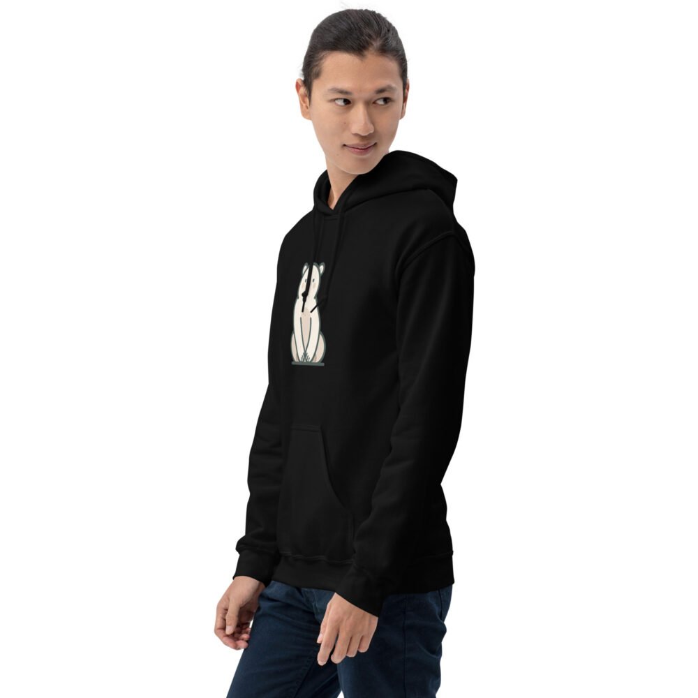 Unisex Hoodie - Cute Bear - Image 3