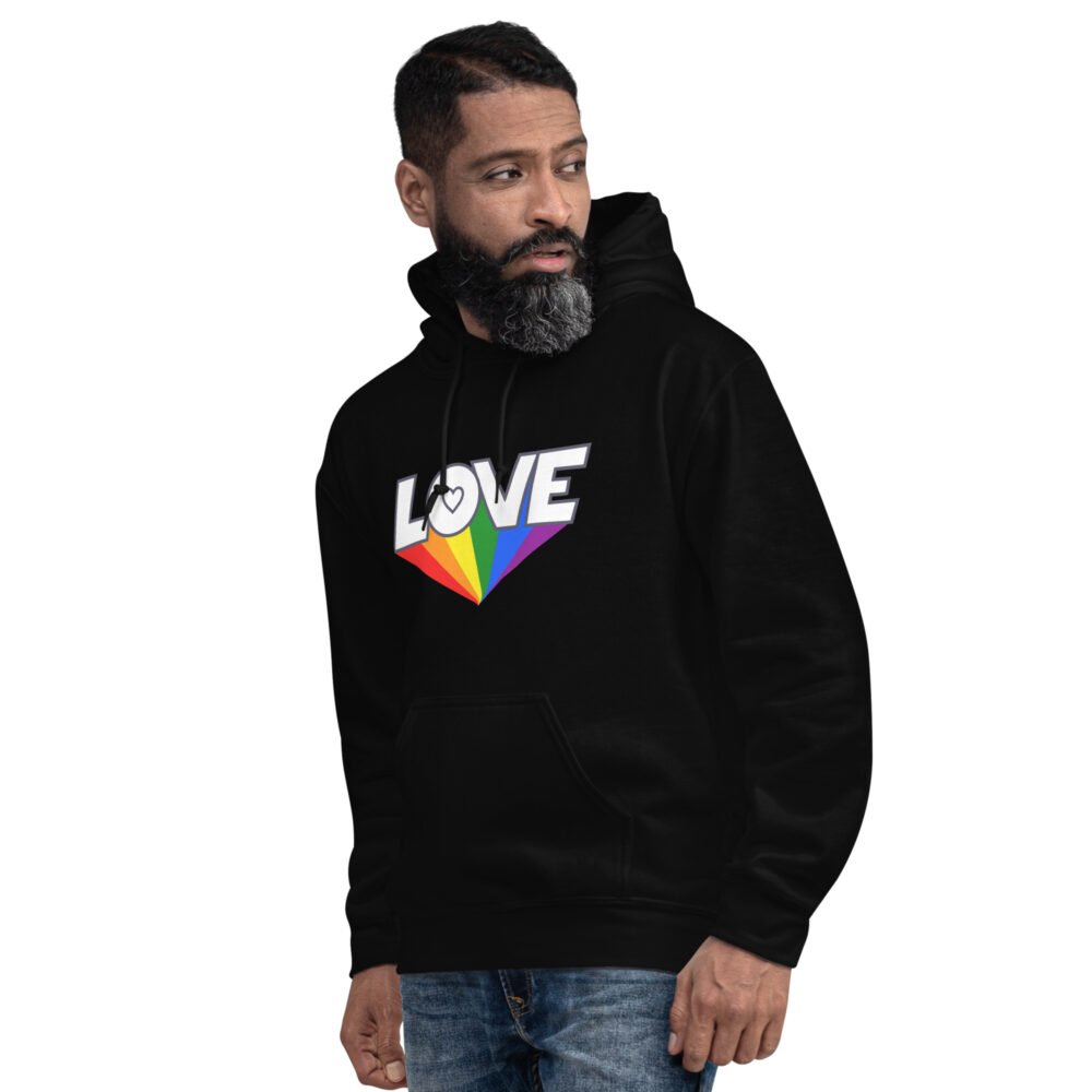 Unisex Hoodie - Pride Love - Image 3