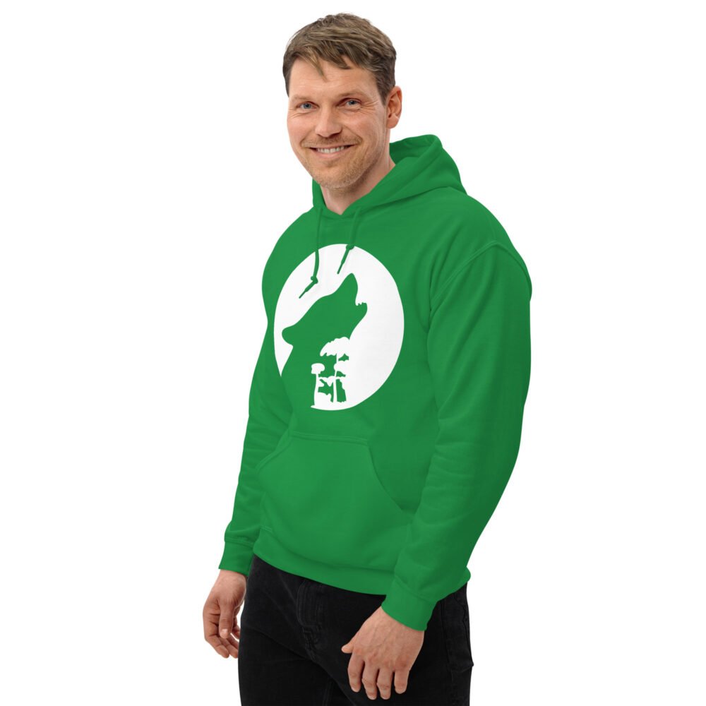 Unisex Hoodie - Moon Wolf - Image 9