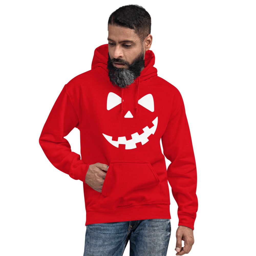 Unisex Hoodie - Grinning Pumpkin - Image 5