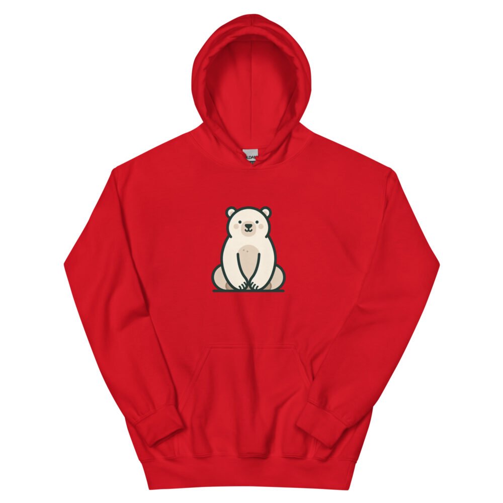 Unisex Hoodie - Cute Bear - Image 14