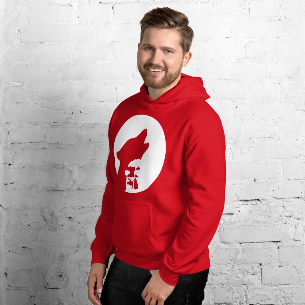 Unisex Hoodie - Moon Wolf - Image 5
