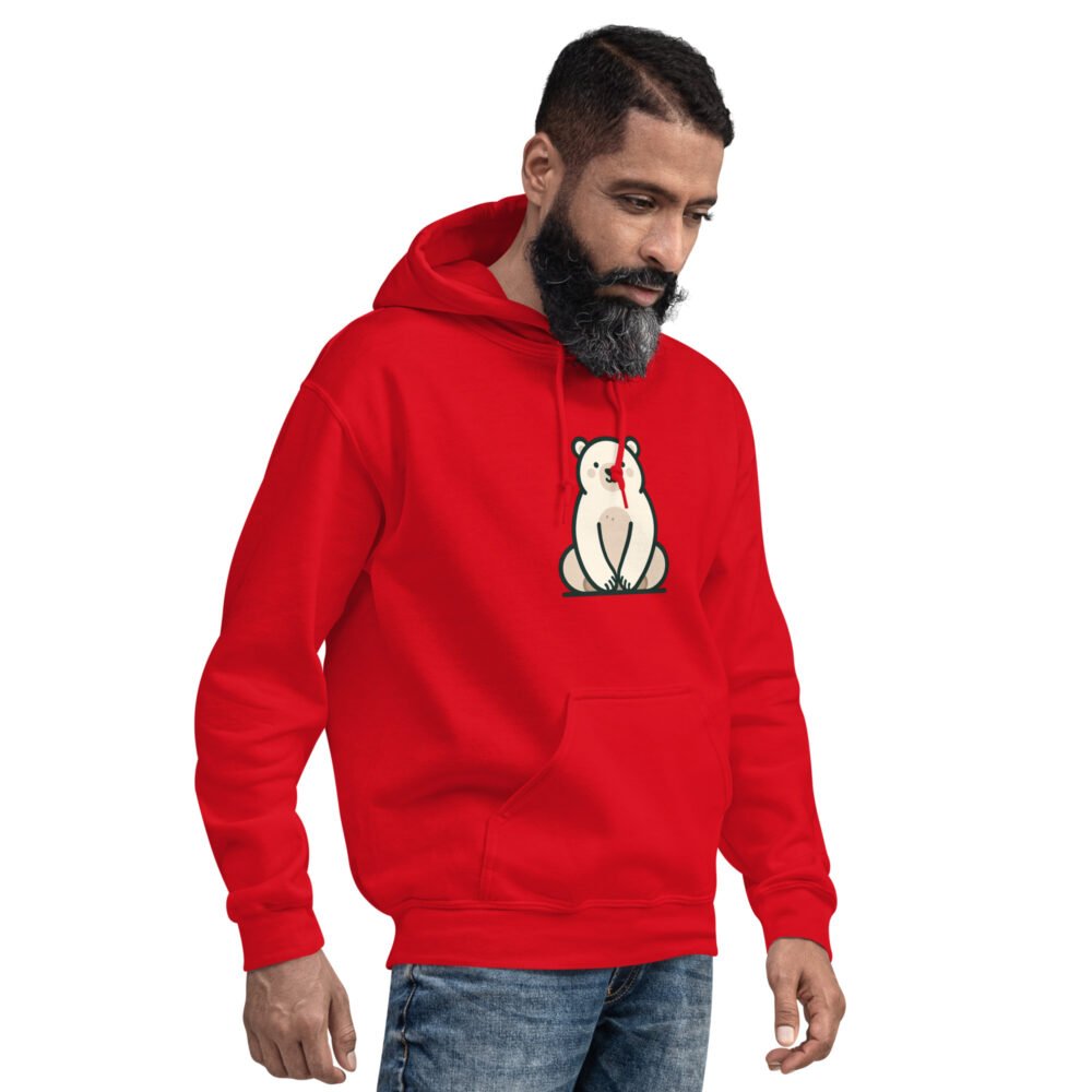 Unisex Hoodie - Cute Bear - Image 5