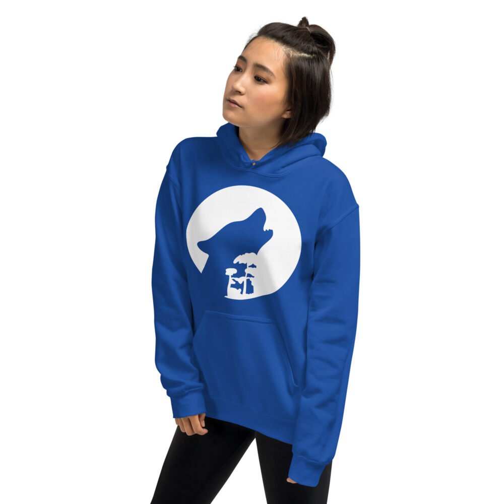Unisex Hoodie - Moon Wolf - Image 6