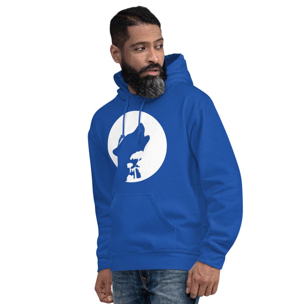 Unisex Hoodie - Moon Wolf - Image 7