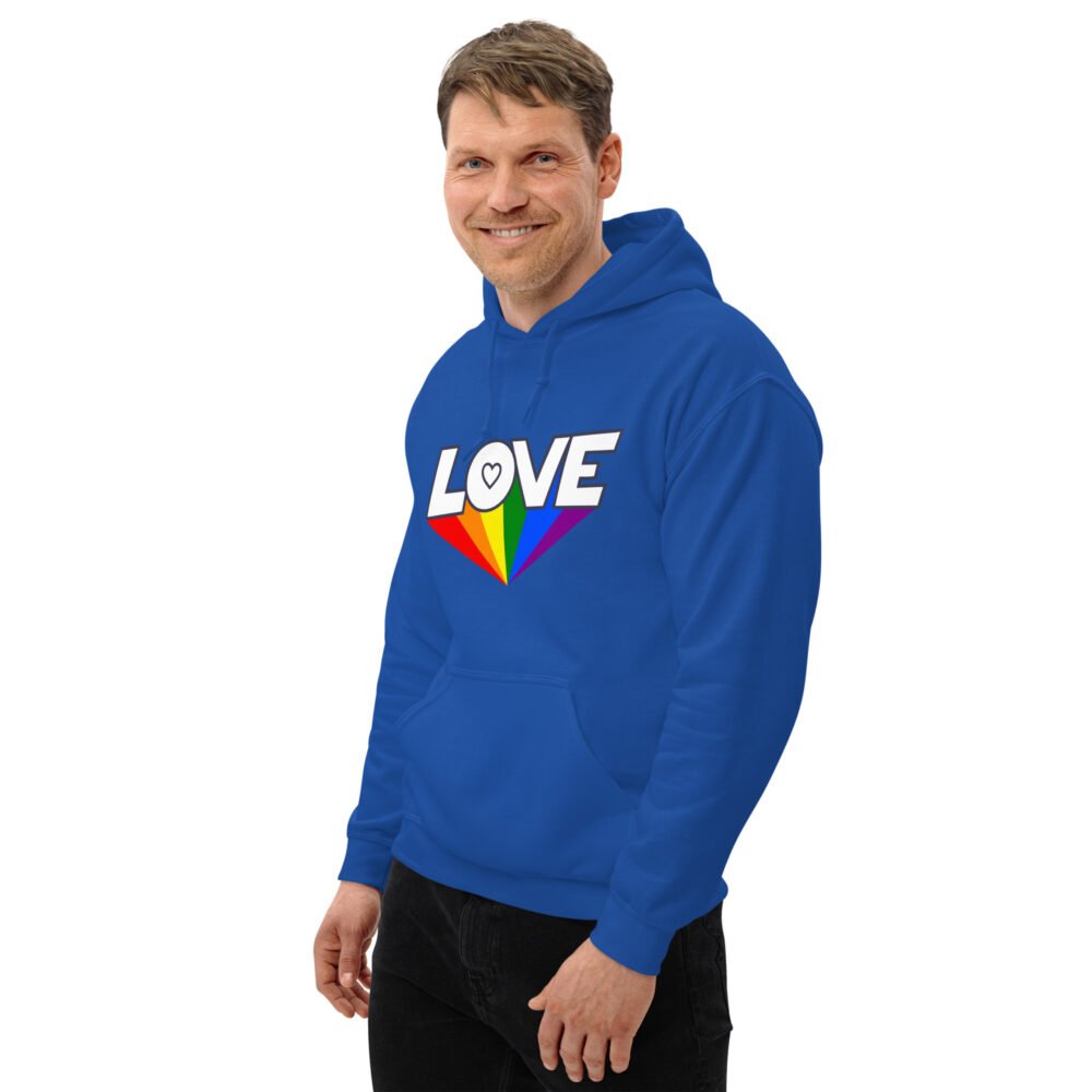 Unisex Hoodie - Pride Love - Image 7