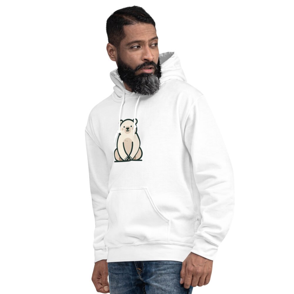 Unisex Hoodie - Cute Bear - Image 13