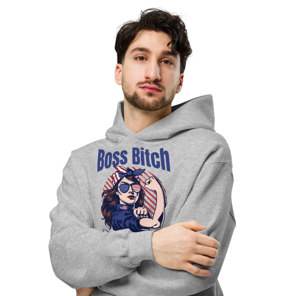 Unisex oversized hoodie - Women Power - Image 4