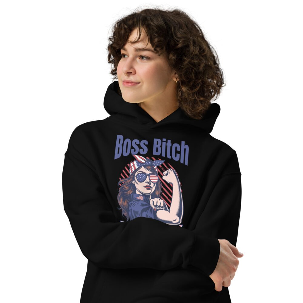Unisex oversized hoodie - Women Power - Image 3