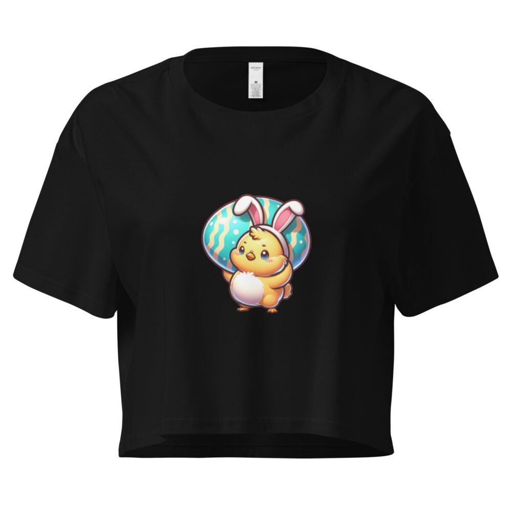 Women’s crop top - Cutesy Easter Chick - Image 13