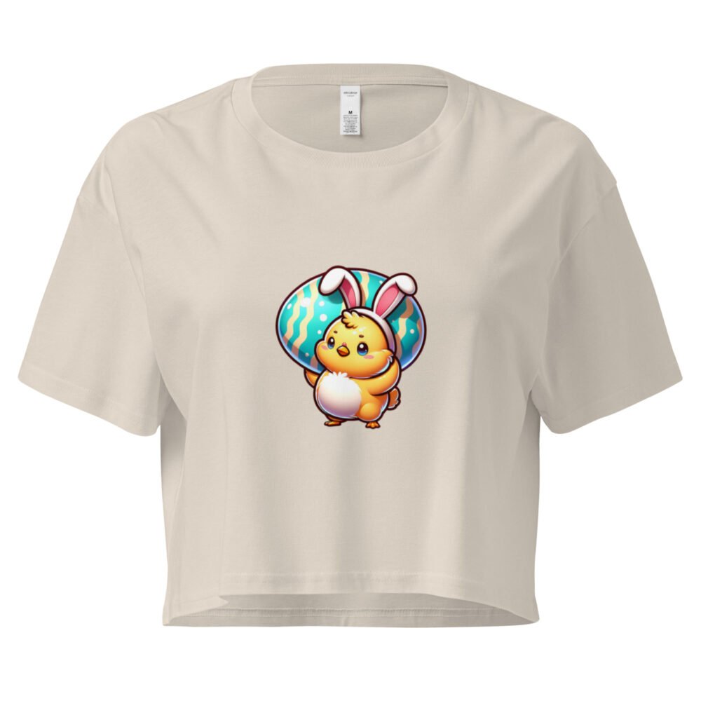 Women’s crop top - Cutesy Easter Chick - Image 17
