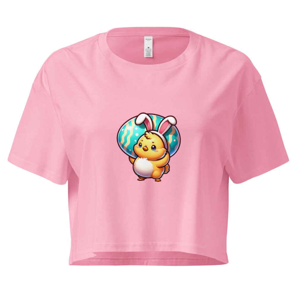 Women’s crop top - Cutesy Easter Chick - Image 16