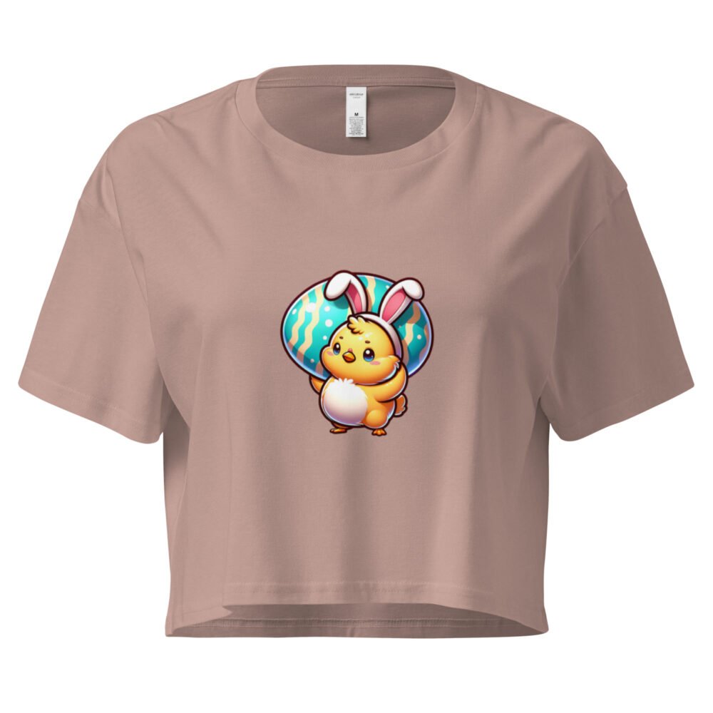 Women’s crop top - Cutesy Easter Chick - Image 15