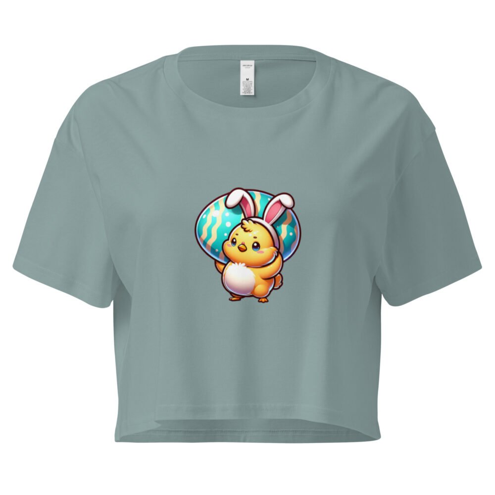 Women’s crop top - Cutesy Easter Chick - Image 14