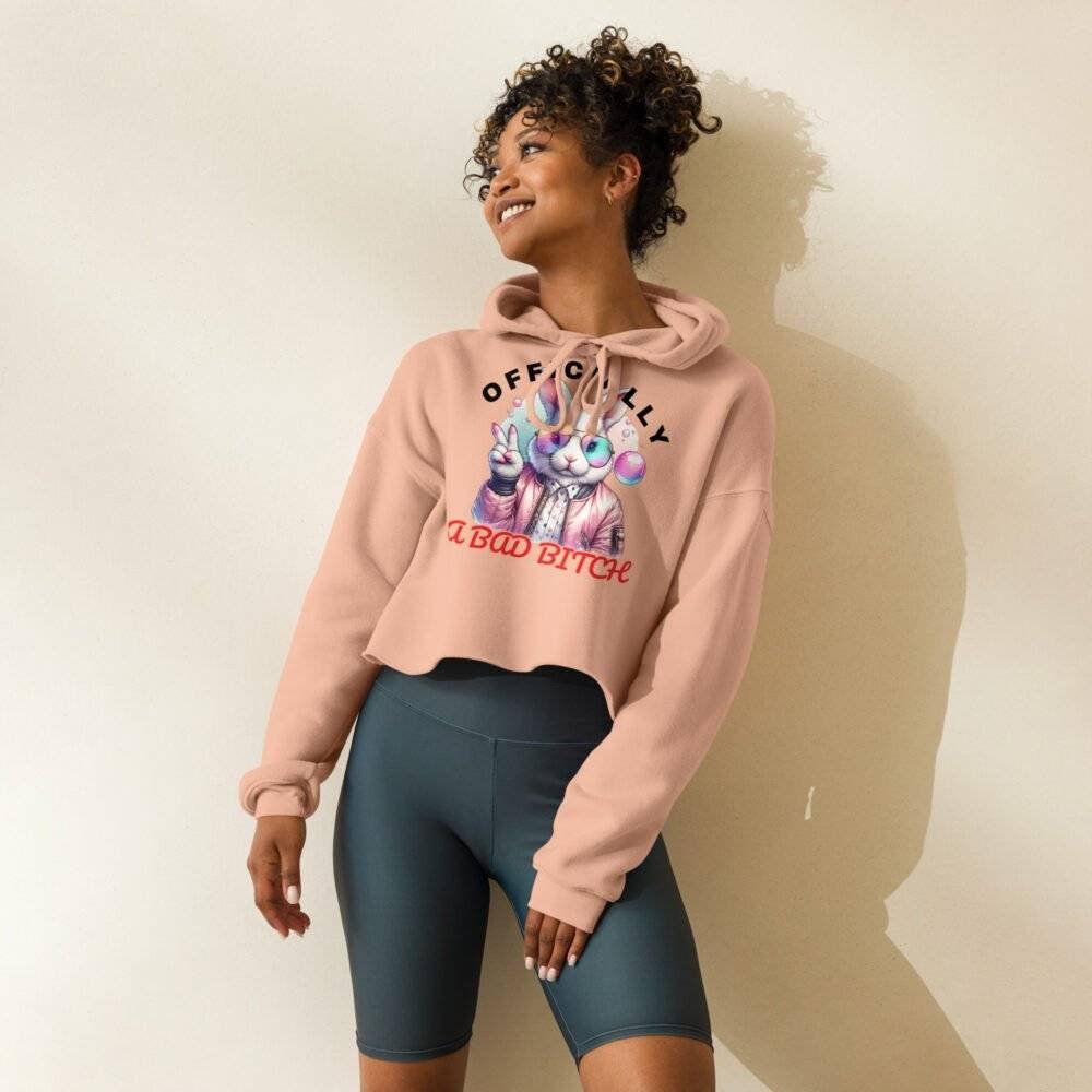 Crop Hoodie - Officially A Bad B - Image 14