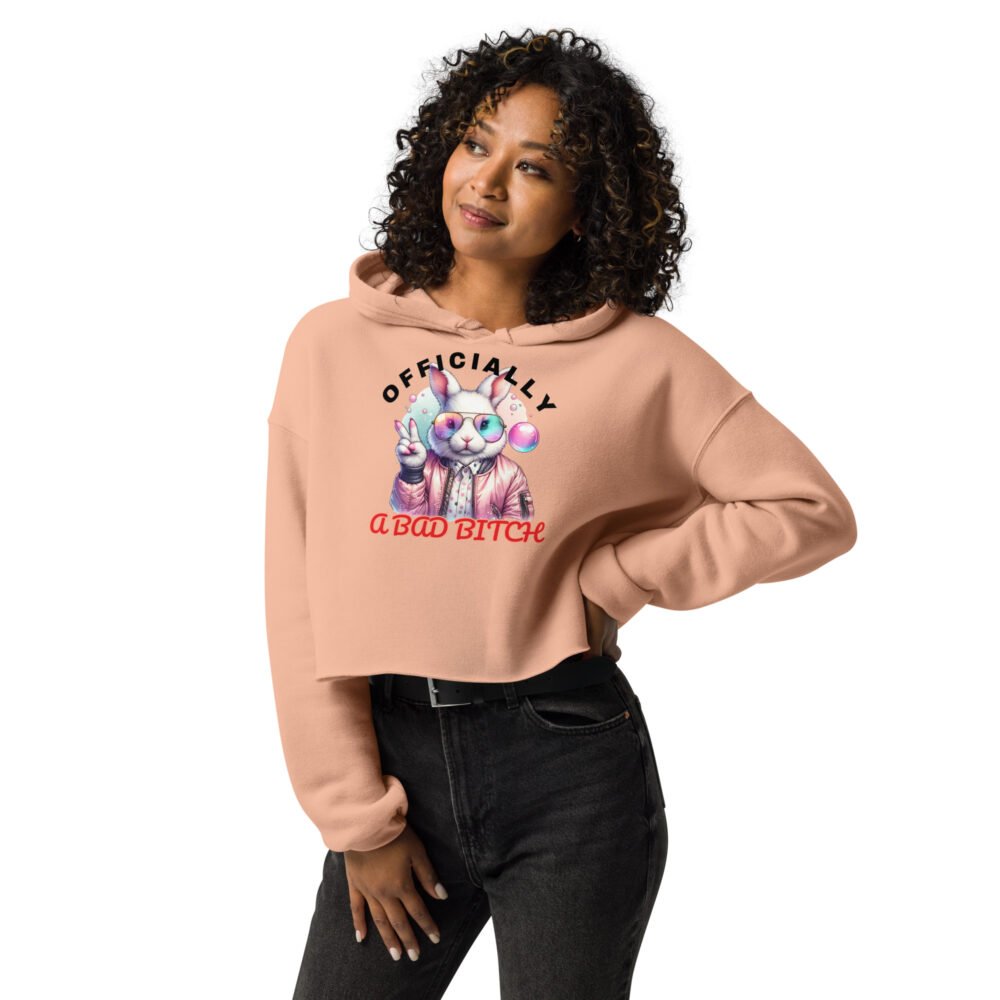 Crop Hoodie - Officially A Bad B - Image 15