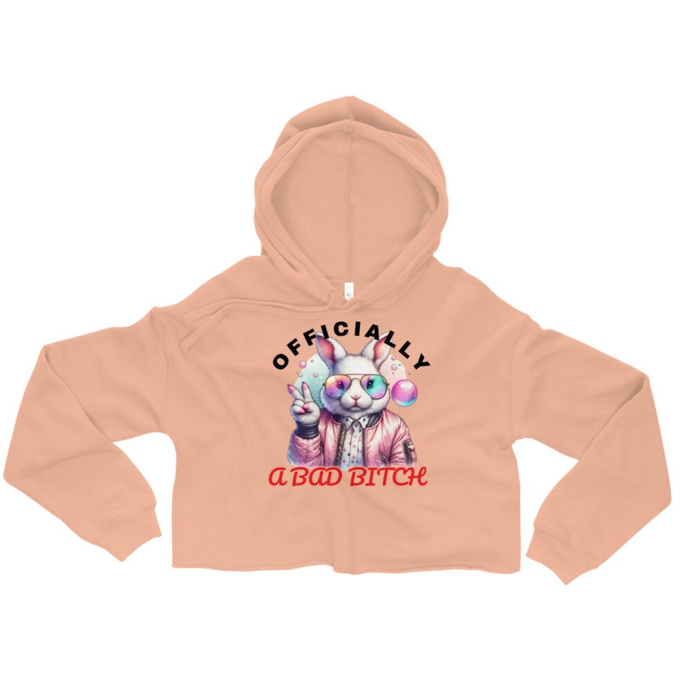 Crop Hoodie - Officially A Bad B - Image 18