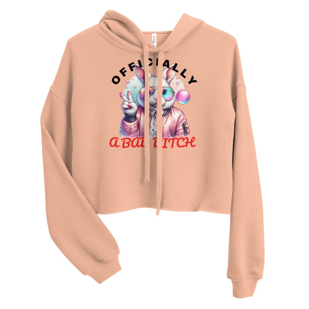 Crop Hoodie - Officially A Bad B - Image 19