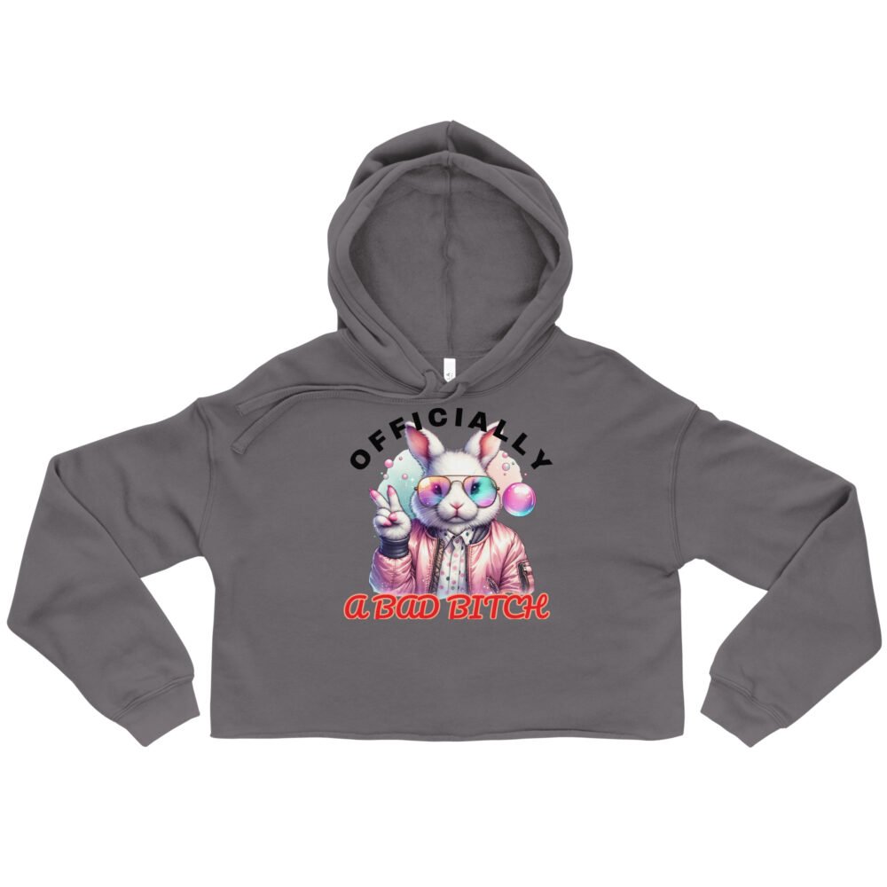 Crop Hoodie - Officially A Bad B - Image 12