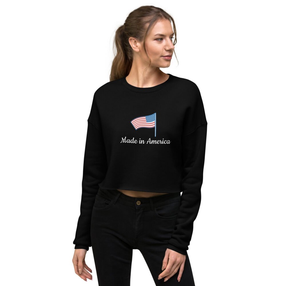 Crop Sweatshirt - Made In America - Image 2