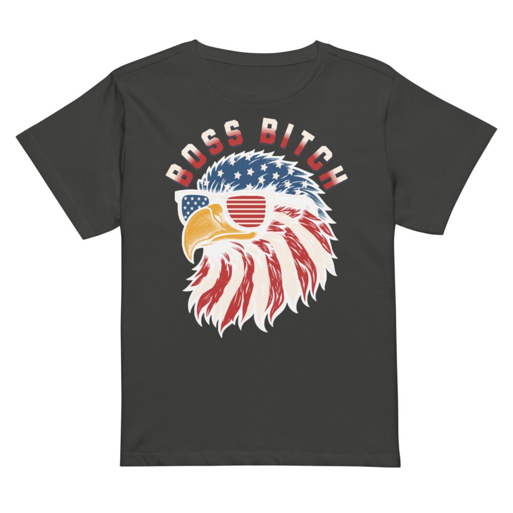 Women’s high-waisted t-shirt - Boss Bitch - Image 6