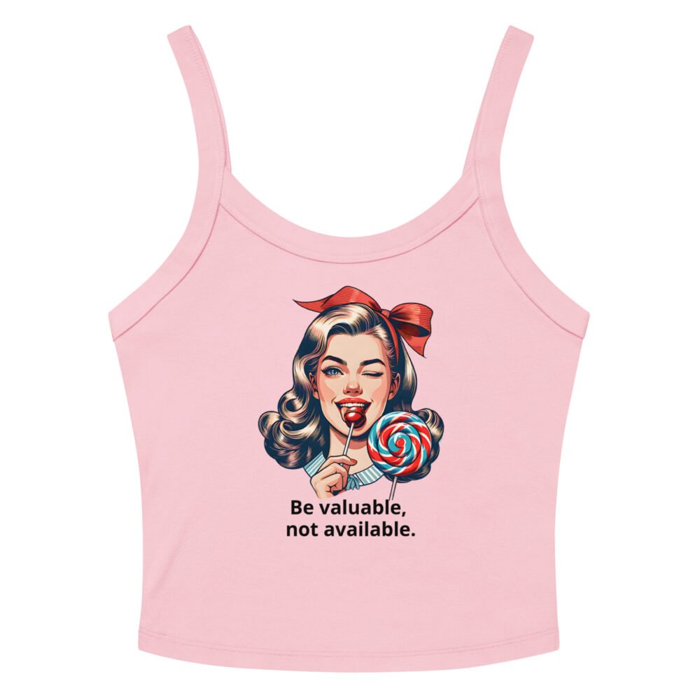 Women’s micro-rib tank top - Be Valuable - Image 7