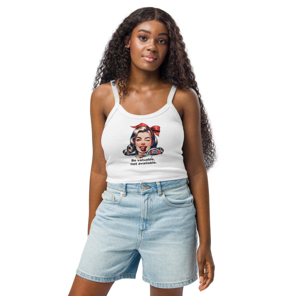 Women’s micro-rib tank top - Be Valuable - Image 5