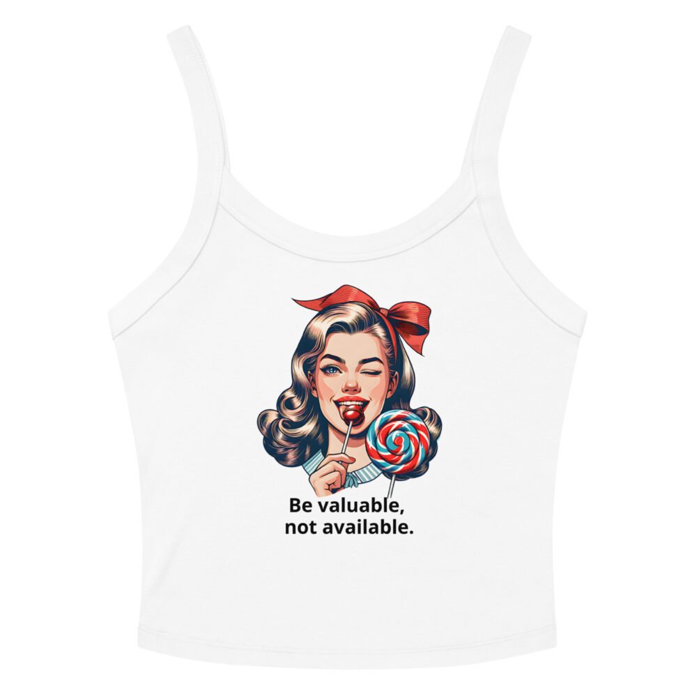 Women’s micro-rib tank top - Be Valuable - Image 8