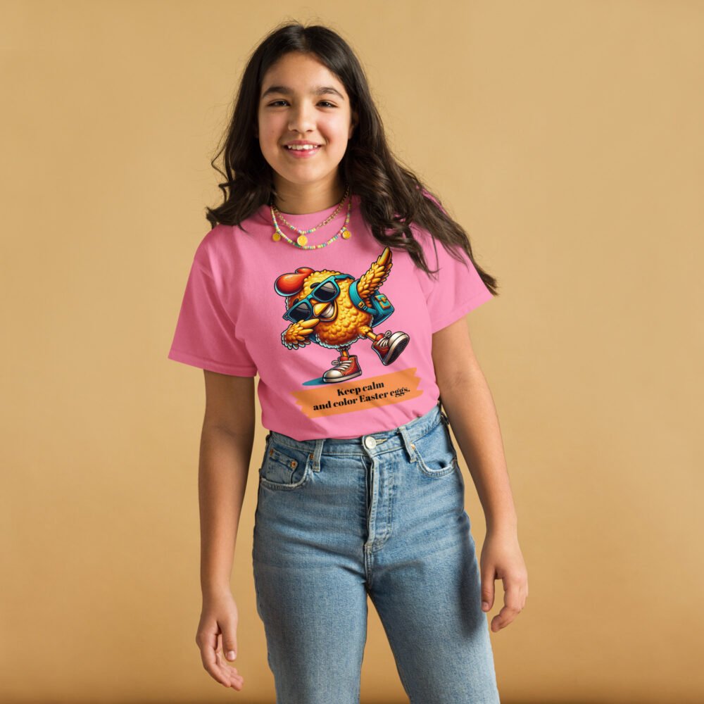 Youth classic tee - Keep Calm And Color Easter Eggs - Image 11