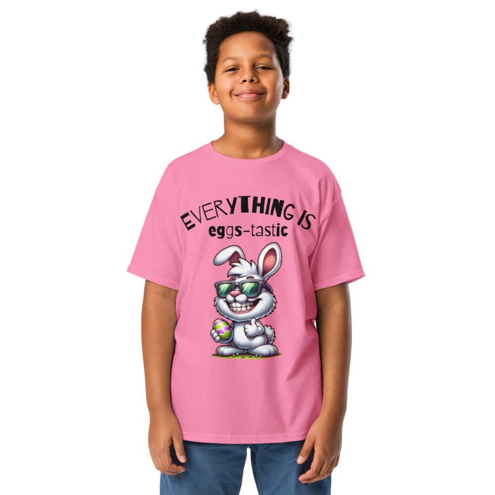 Youth classic tee - Everything is Eggs-Tastic - Image 11