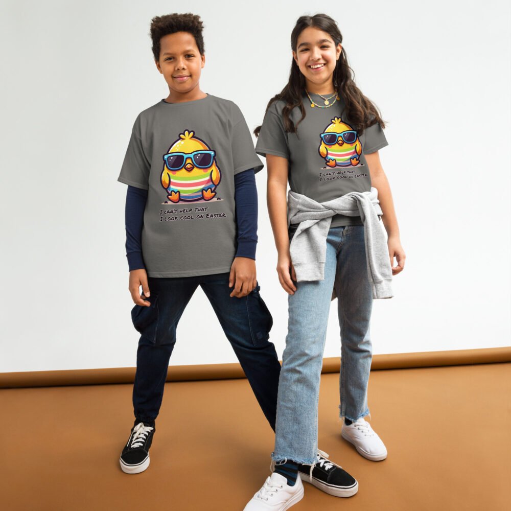 Youth classic tee - Look Cool On Easter - Image 8