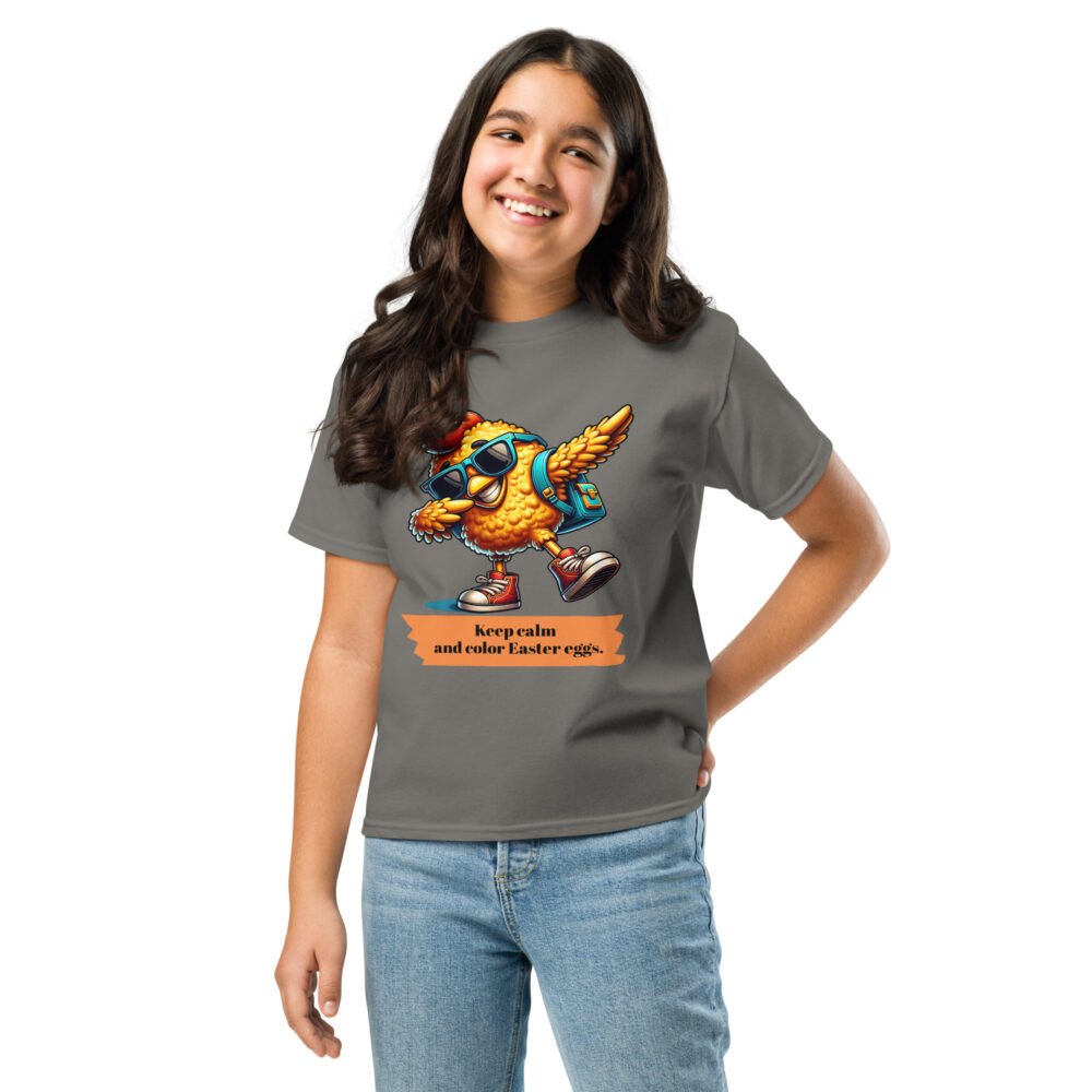 Youth classic tee - Keep Calm And Color Easter Eggs - Image 8