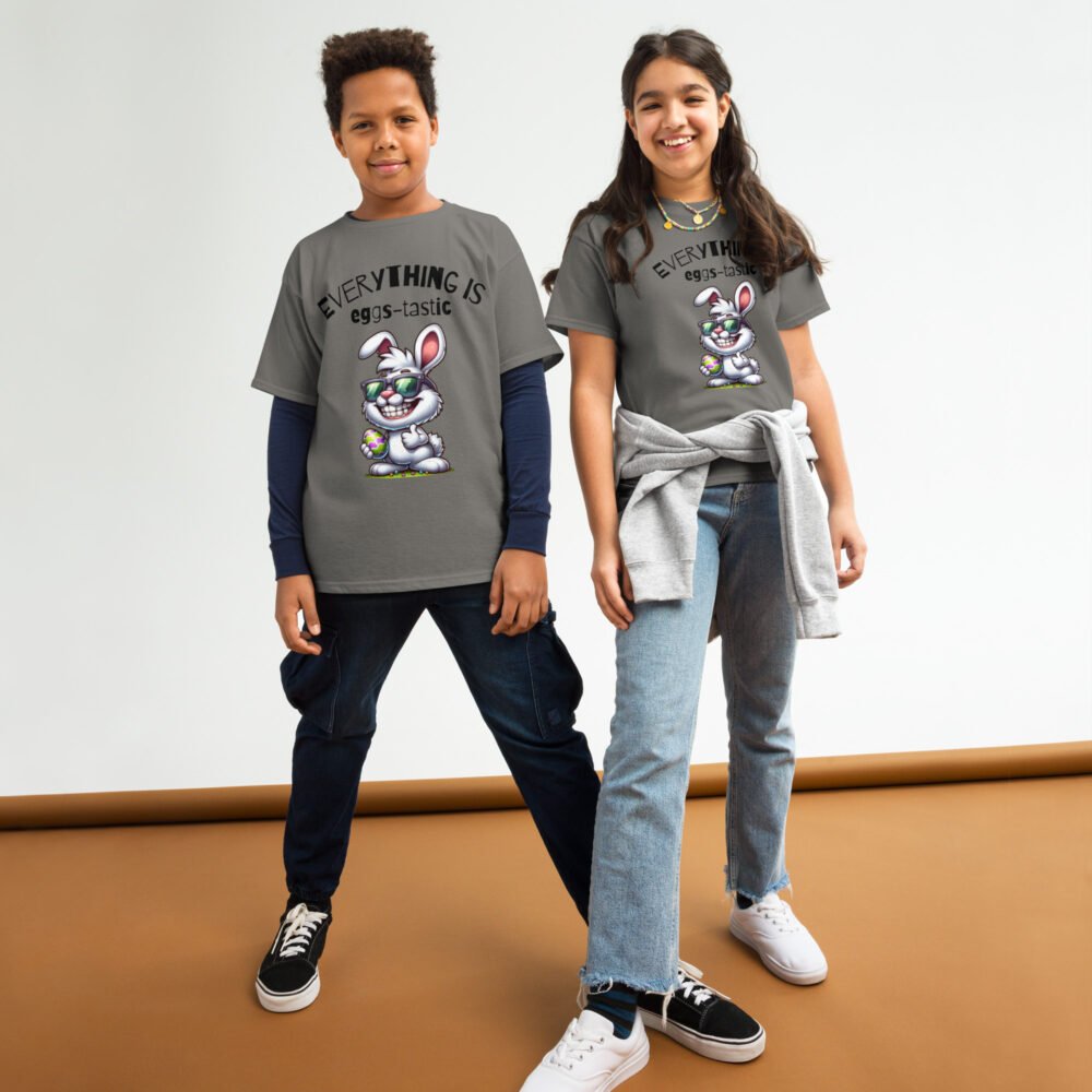 Youth classic tee - Everything is Eggs-Tastic - Image 8