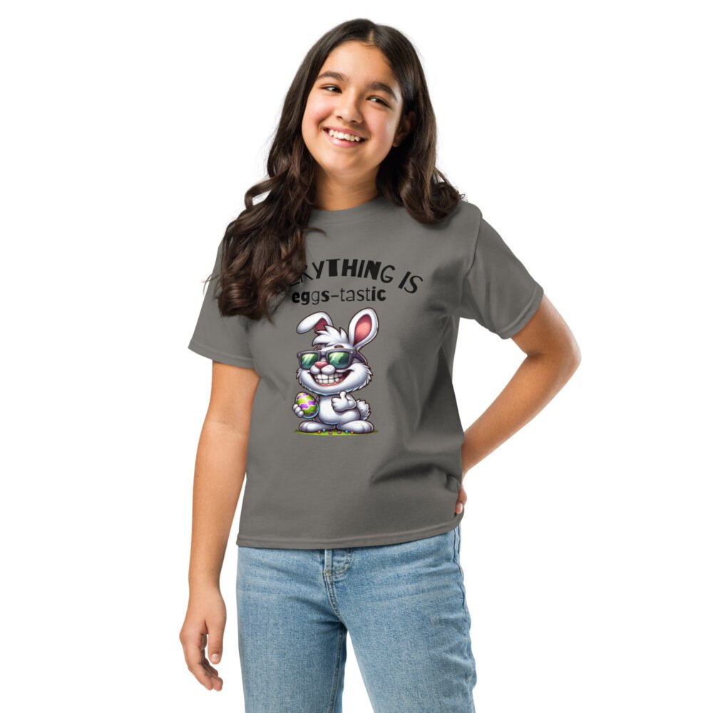 Youth classic tee - Everything is Eggs-Tastic - Image 9