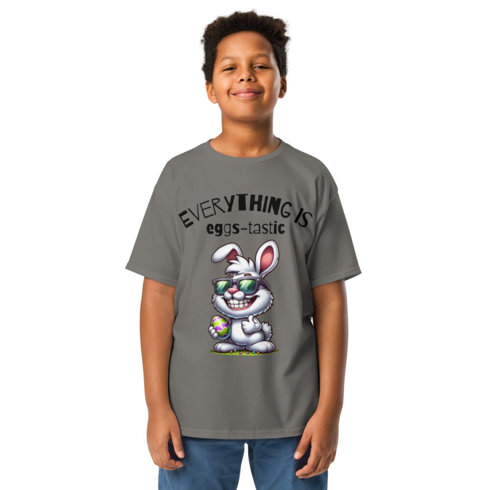 Youth classic tee - Everything is Eggs-Tastic - Image 10