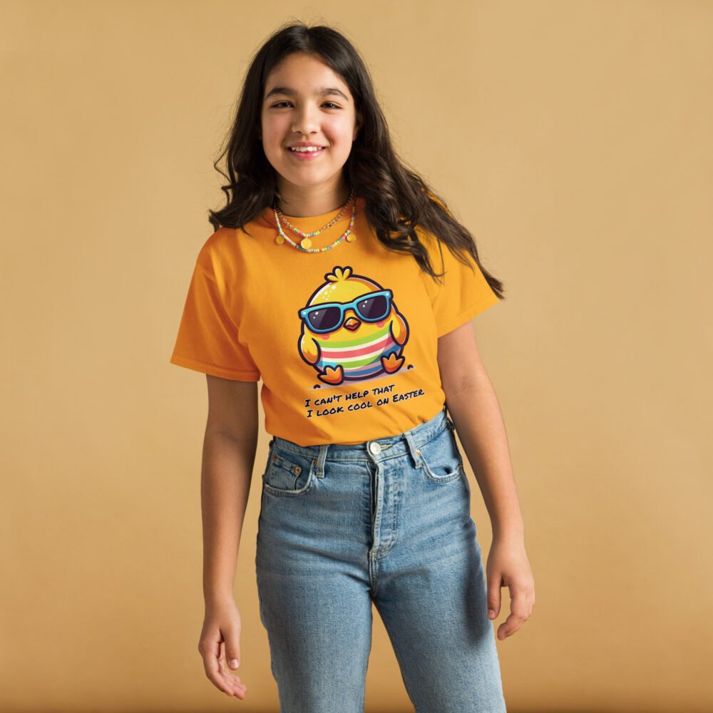 Youth classic tee - Look Cool On Easter - Image 16