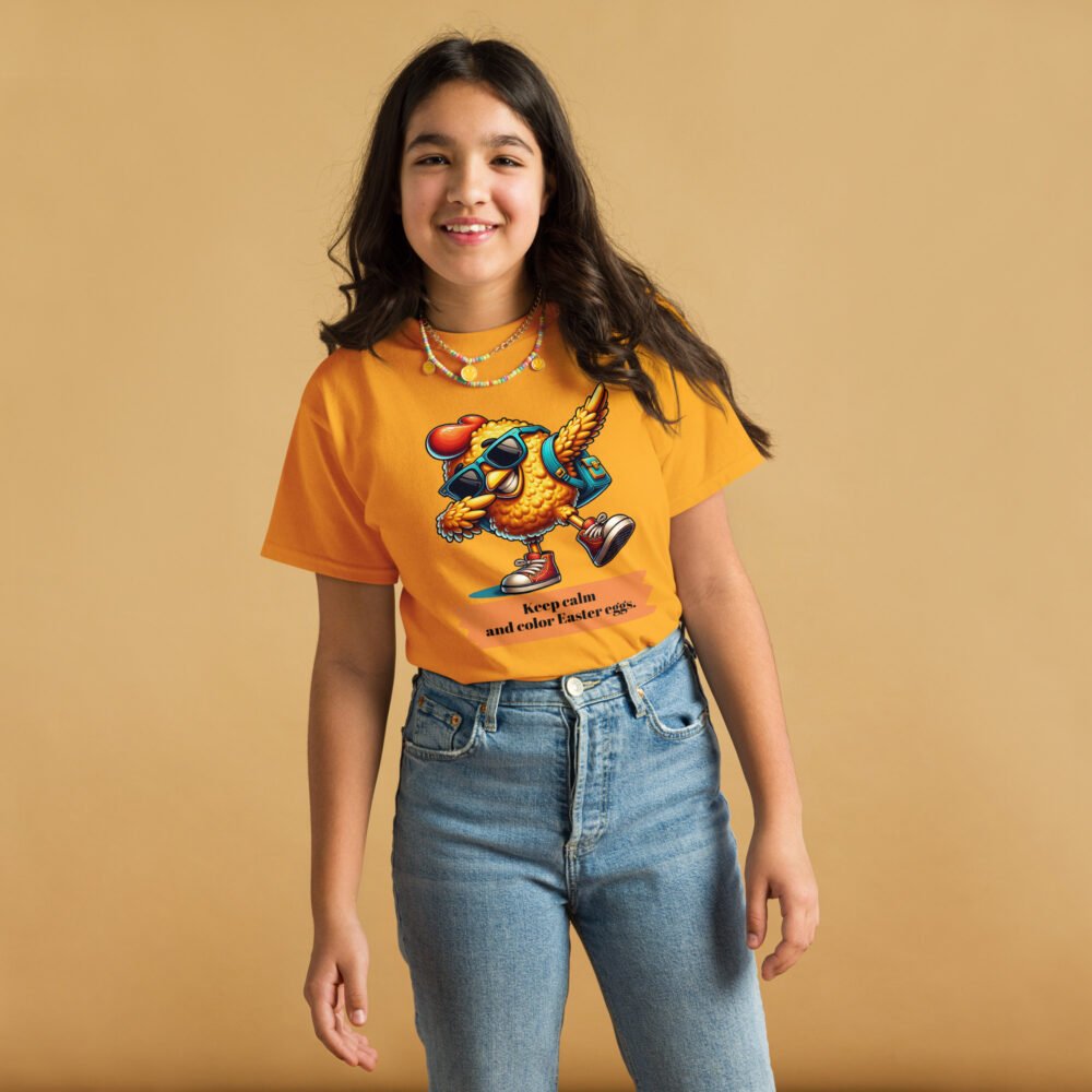 Youth classic tee - Keep Calm And Color Easter Eggs - Image 14