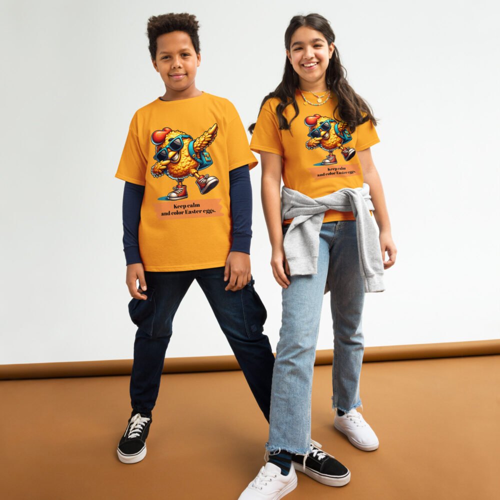 Youth classic tee - Keep Calm And Color Easter Eggs - Image 16
