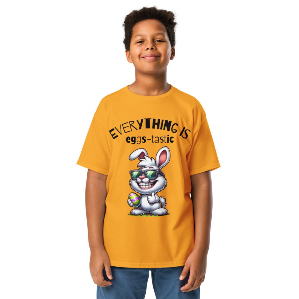 Youth classic tee - Everything is Eggs-Tastic - Image 15