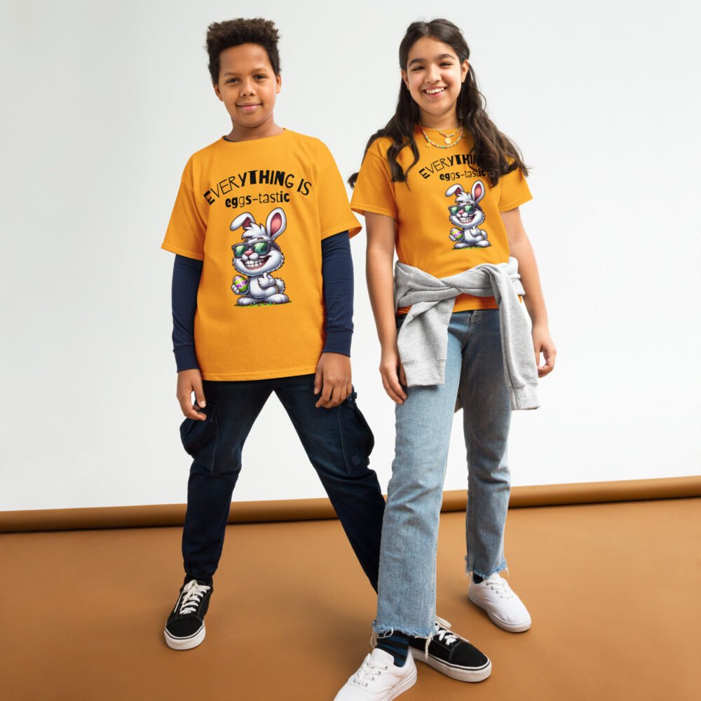 Youth classic tee - Everything is Eggs-Tastic - Image 16