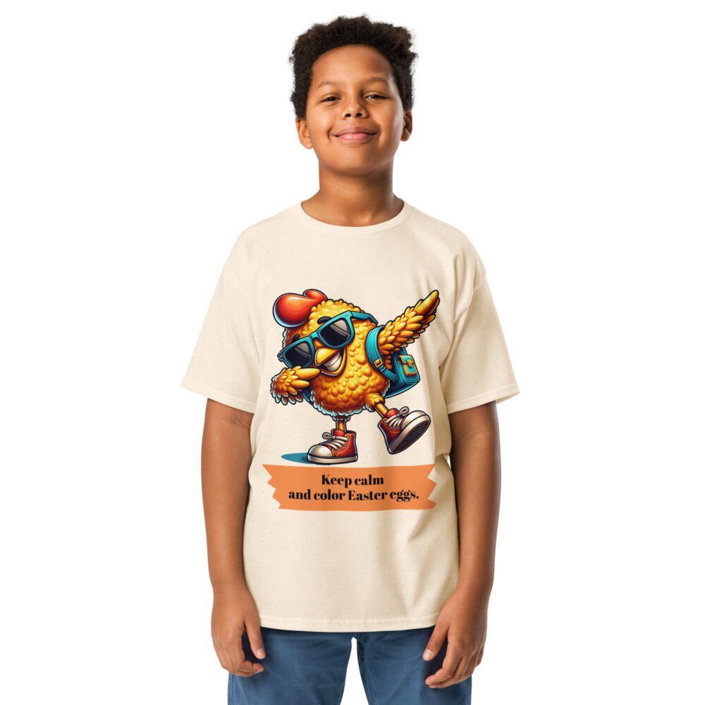 Youth classic tee - Keep Calm And Color Easter Eggs - Image 22