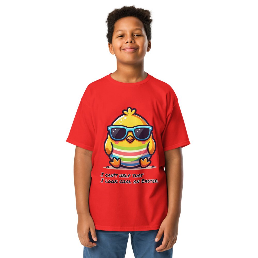 Youth classic tee - Look Cool On Easter - Image 4